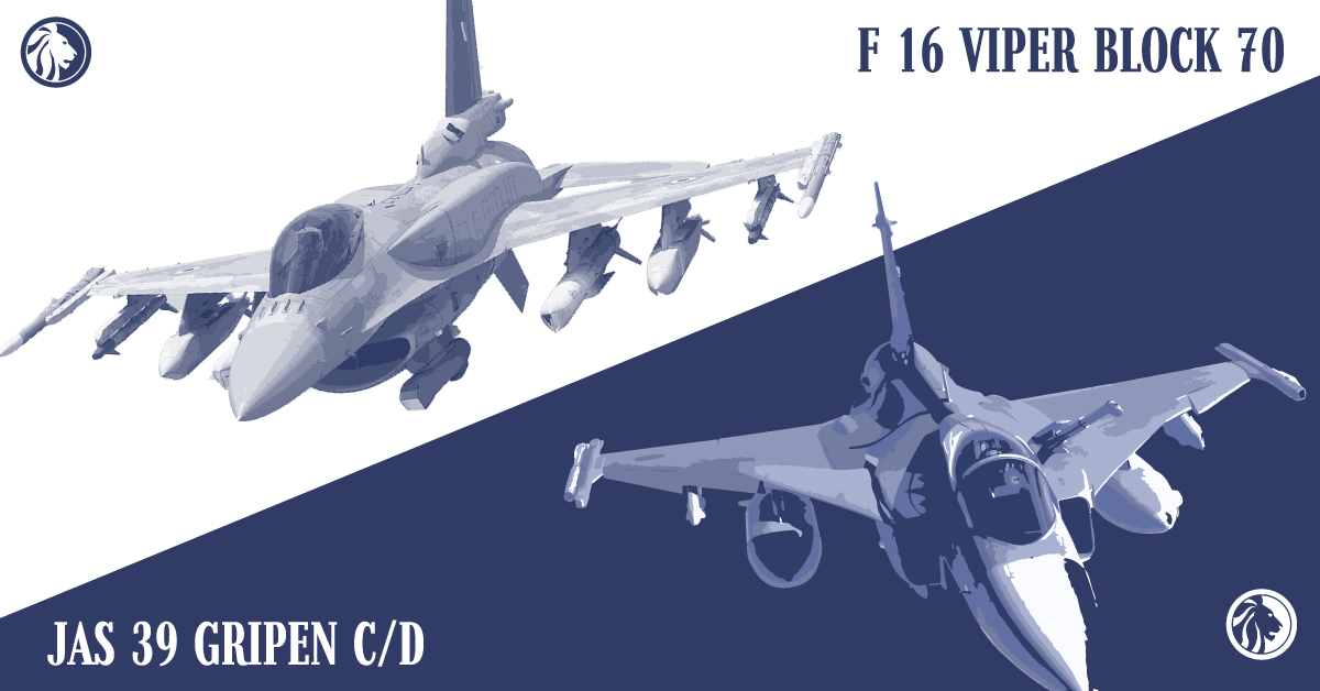Грипен срещу F-16