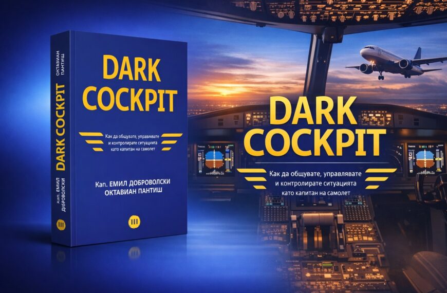 От пилотската кабина към бизнеса: за книгата Dark Cockpit