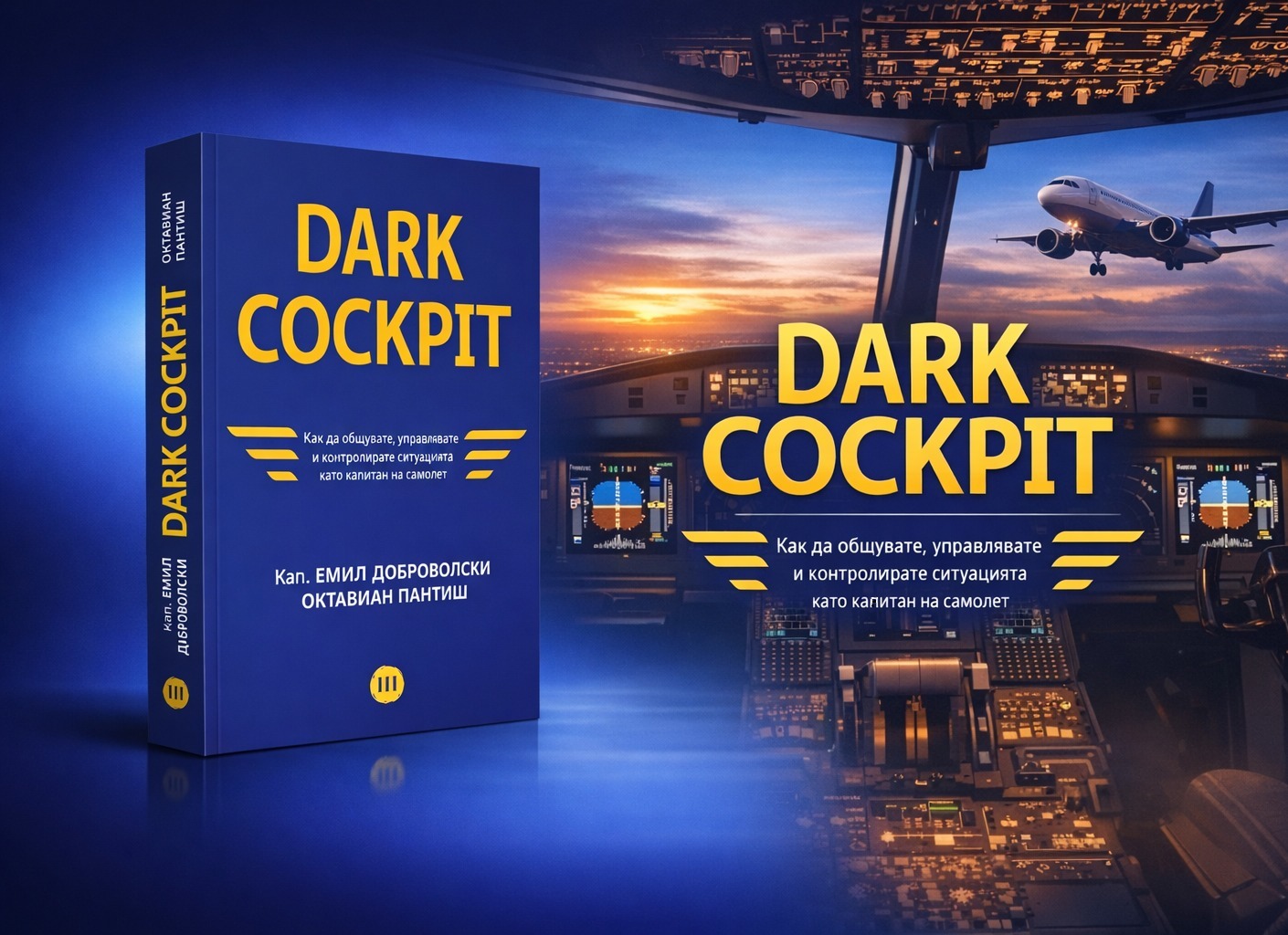 От пилотската кабина към бизнеса: за книгата Dark Cockpit